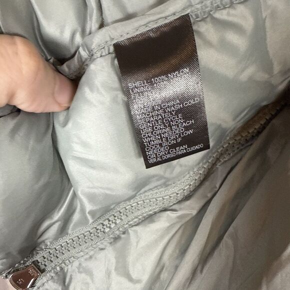 Antonio Melani Light Green Puffer Jacket With Hood Size XS Preowned - Picture 10 of 16